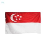 Drapeau Singapour pour usage extérieur, design classique
