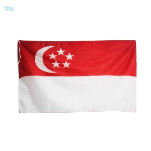 Drapeau Singapour pour usage extérieur, design classique