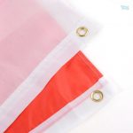 Drapeau polyester Singapour, symbole national coloré