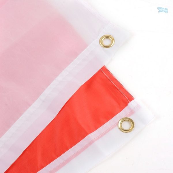 Drapeau polyester Singapour, symbole national coloré