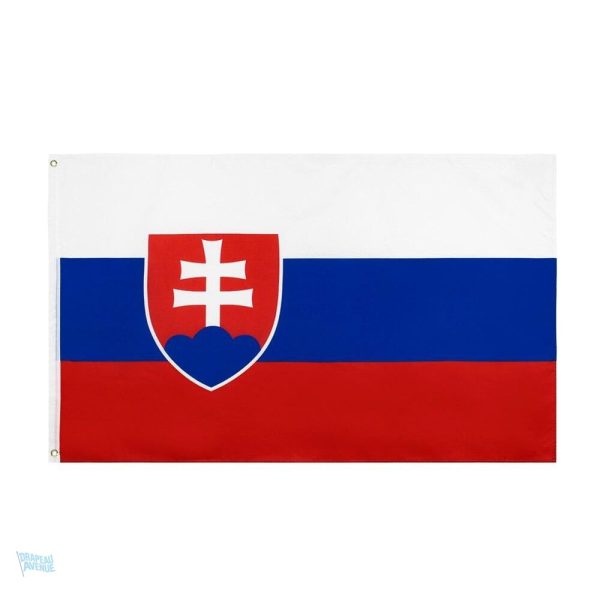 Drapeau Slovaquie 128 x 192 cm en polyester