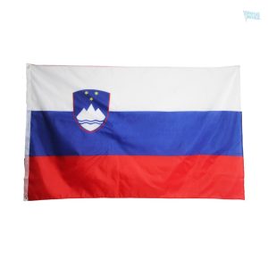 Drapeau Slovénie extérieur en tissu résistant pour usage en extérieur