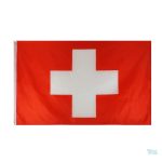 Drapeau Suisse, 128 x 192 cm, design emblématique
