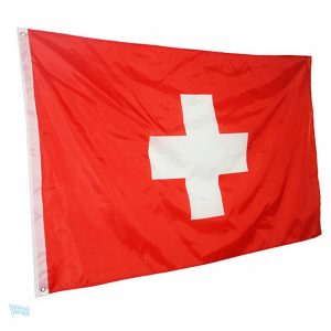 Drapeau national suisse en taille 90 x 150 cm