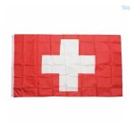 Drapeau Suisse extérieur en tissu résistant pour usage extérieur
