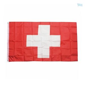 Drapeau Suisse extérieur en tissu résistant pour usage extérieur