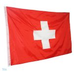 Drapeau Suisse 90x150 cm, idéal pour les balcons et jardins