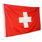 Grand drapeau national suisse pour événements