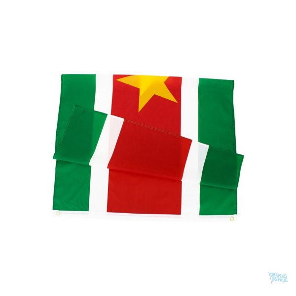 Drapeau couleur Suriname, 60 x 90 cm, pour tous les supporters