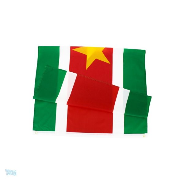 Drapeau Suriname pour décoration 90 x 150 cm