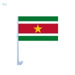 Drapeau du Suriname pour voiture, affichage coloré