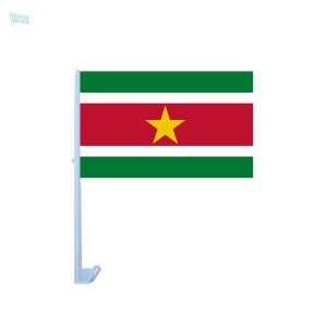 Drapeau du Suriname pour voiture, affichage coloré