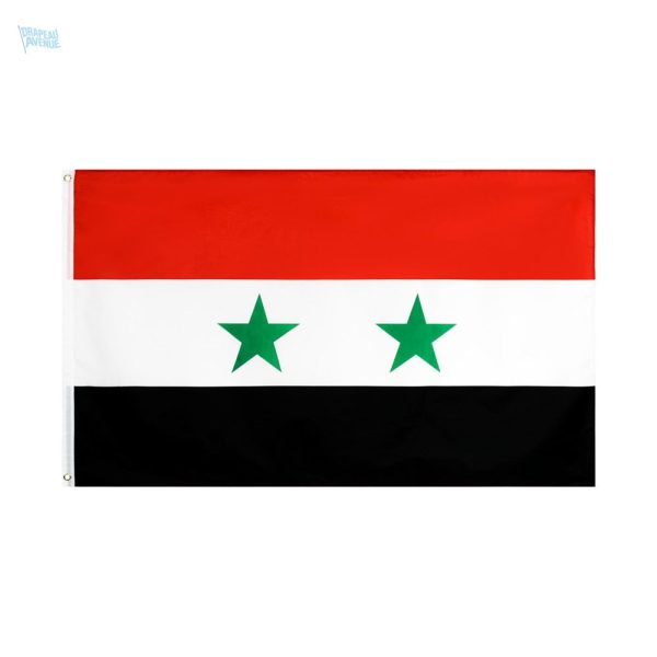 Drapeau Syrie 60 x 90 cm, symbole national