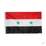 Drapeau Syrie extérieur pour décoration et événements en plein air