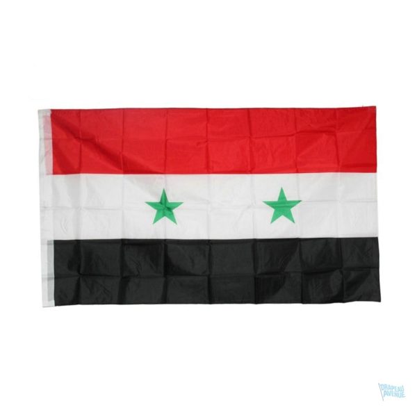 Drapeau Syrie extérieur pour décoration et événements en plein air