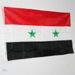 Drapeau national syrien, idéal pour affichage extérieur et célébrations