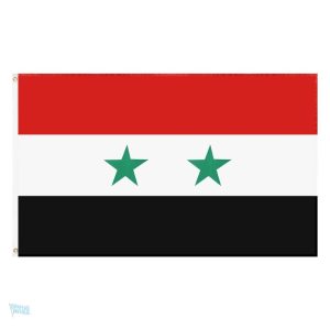 Drapeau Syrie en polyester résistant et léger
