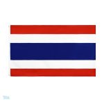 Drapeau Thaïlande 120 x 180 cm en tissu résistant