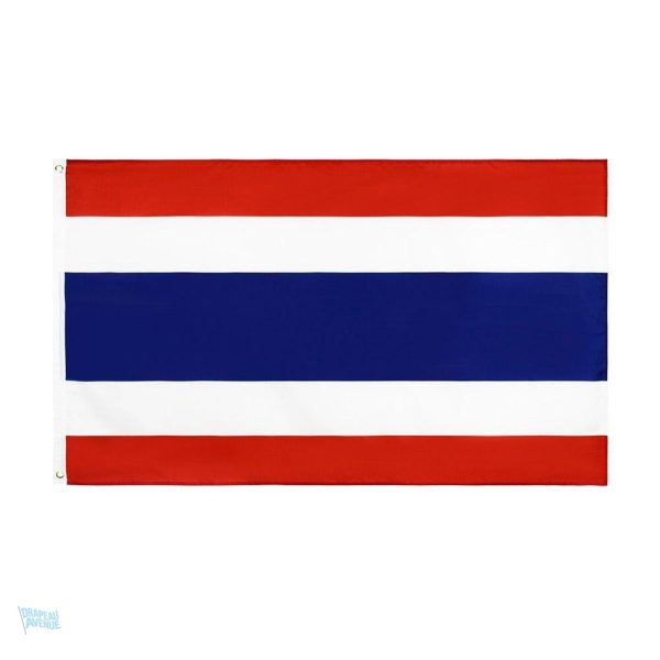 Drapeau Thaïlande 120 x 180 cm en tissu résistant