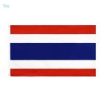 Drapeau Thaïlande 128 x 192 cm en tissu résistant