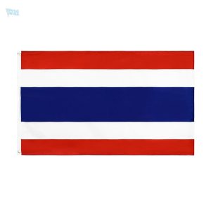 Drapeau Thaïlande 128 x 192 cm en tissu résistant
