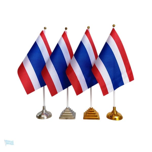 Drapeau de table Thaïlande, symbole national