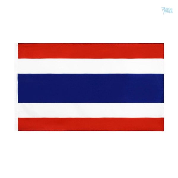 Drapeau thaïlandais en fourreau, symbole de la Thaïlande