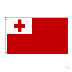 Drapeau Tonga 90 x 150 cm pour décoration intérieure ou extérieure