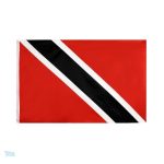 Drapeau géant Trinité-et-Tobago en tissu durable