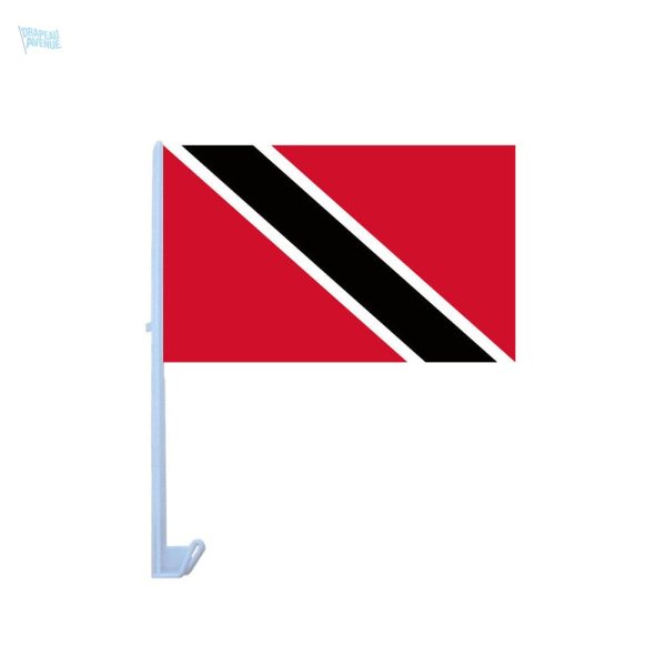 Drapeau Trinité-et-Tobago pour voiture en tissu résistant
