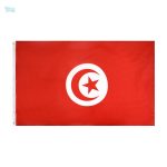 Drapeau Tunisie 128 x 192 cm