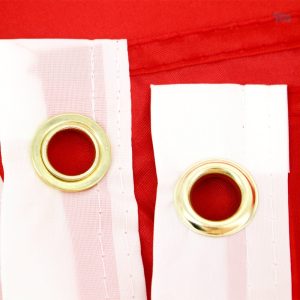 Drapeau tunisien 60 x 90 cm, tissu résistant