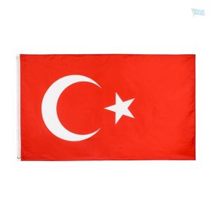 Drapeau de la Turquie 120 x 180 cm en tissu durable