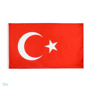 Drapeau Turquie en fourreau, accessoire pour événements festifs