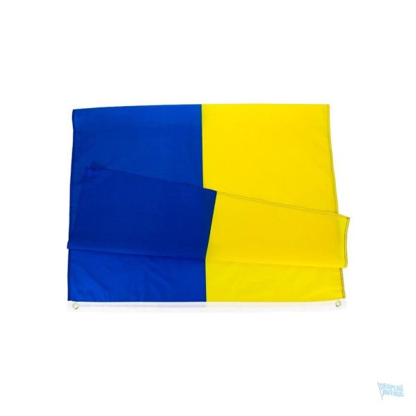 Drapeau Ukraine, accessoire pour événements festifs