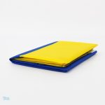 Drapeau Ukraine, coloris bleu et jaune vif