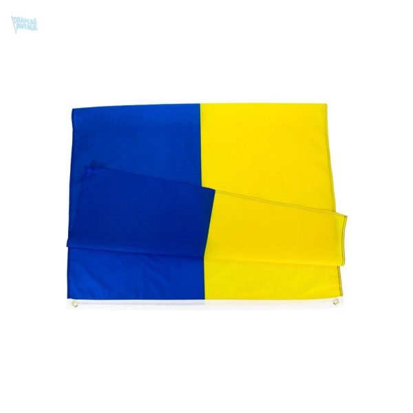 Drapeau Ukraine géant, symbole de fierté nationale