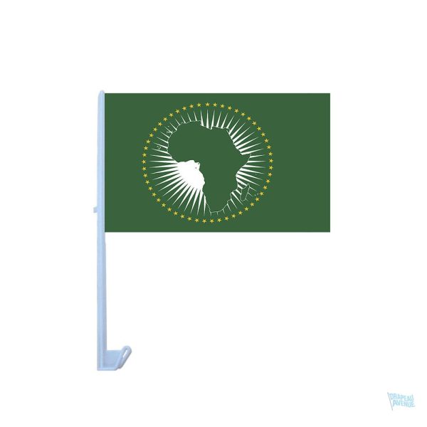 Drapeau Union Africaine pour voitures, symbole d'unité africaine