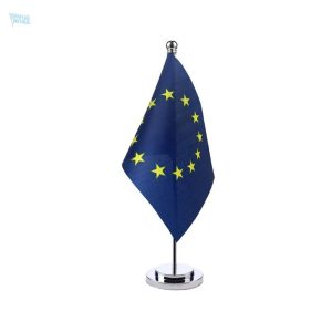 Drapeau de table de l'Union Européenne, symbole de l'UE