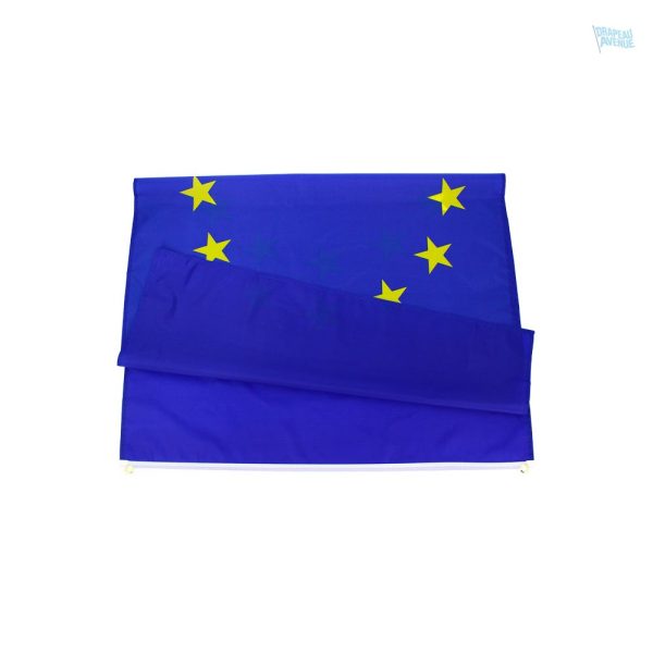 Grand format de l'emblématique drapeau européen pour extérieurs
