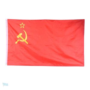 Drapeau Union Soviétique en rouge et or