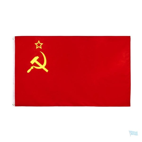 Drapeau URSS 90 x 150 cm en polyester résistant