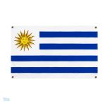 Drapeau Uruguay 4 œillets, parfait pour les événements sportifs