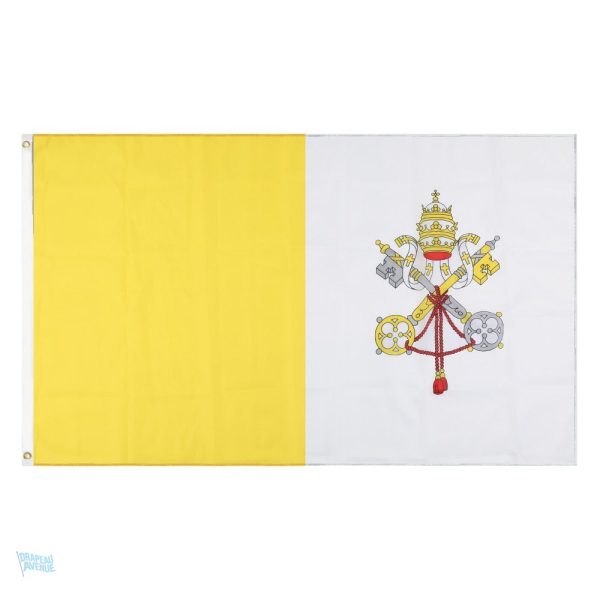 Drapeau Vatican extérieur pour affichage en extérieur