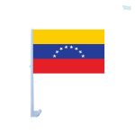 Drapeau Venezuela pour voiture, accessoire aux couleurs nationales
