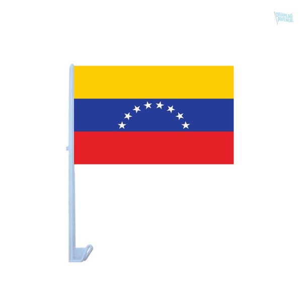 Drapeau Venezuela pour voiture, accessoire aux couleurs nationales