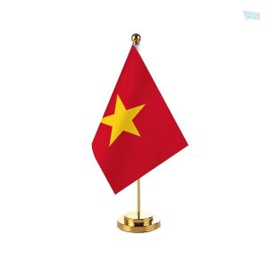 Drapeau Vietnam de table, décoration élégante pour événements