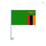 Drapeau Zambie pour voiture, symbole national vibrant