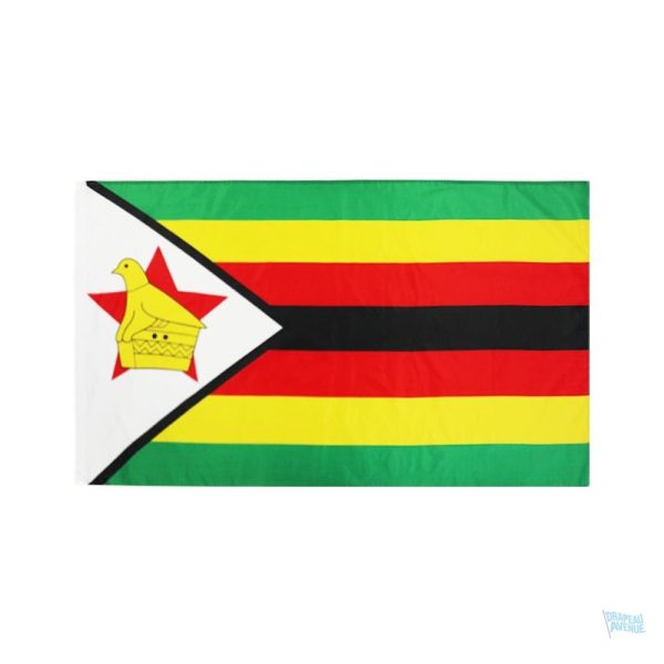 Drapeau Zimbabwe fourreau en tissu résistant pour extérieur