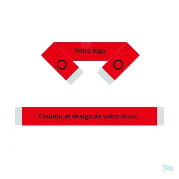 Écharpe personnalisée avec motifs uniques et designs variés